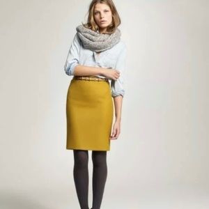 J. Crew No. 2 Pencil Skirt in 100% Wool